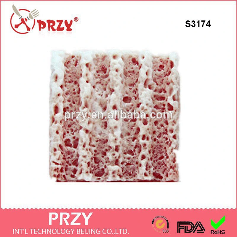 S3174 PRZY whole sell stone shape silicone handmade soap mold