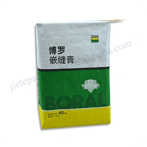 Customized 10kg moisture proof kraft paper cement packaging bag for building mortar,cement industrial bag
