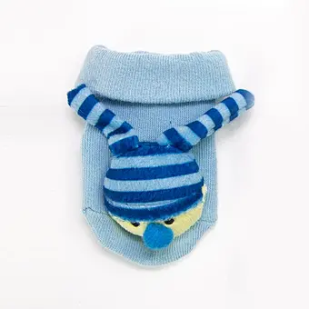 Autumn Winter wholesale kids manufacturers Newborn non slip floor lovely cartoon cat bear coral velvet Baby shoe Socks