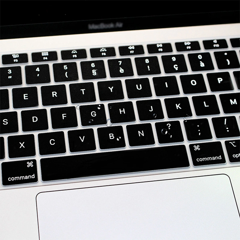 French Keyboard Skin Silicone Keyboard Protective Film For Macbook Air 13