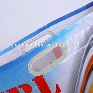 Custom low price laminated color printing non woven bag for shopping