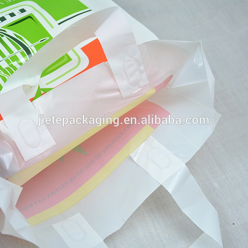 PE tea bag with printing both side and handle