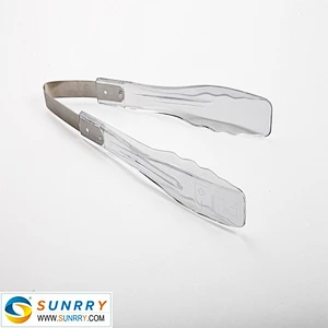 Unique design most popular kitchen stainless steel and plastic tongs