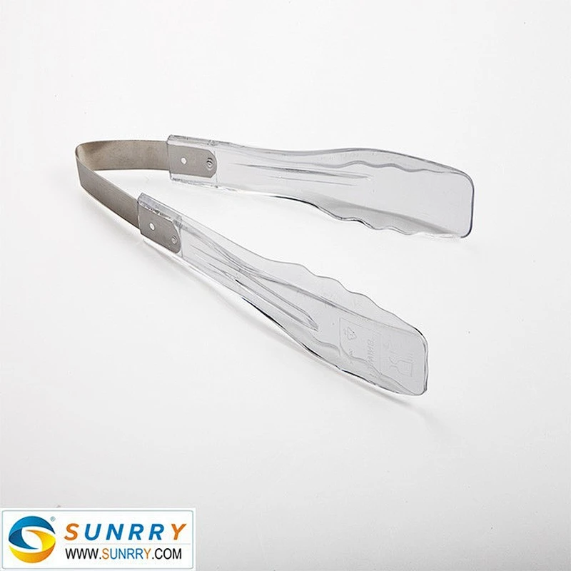 Unique design most popular kitchen stainless steel and plastic tongs