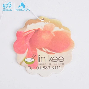 Vanilla fragrance bulk fresheners with own logo Paper Custom Car Scent Air Freshener