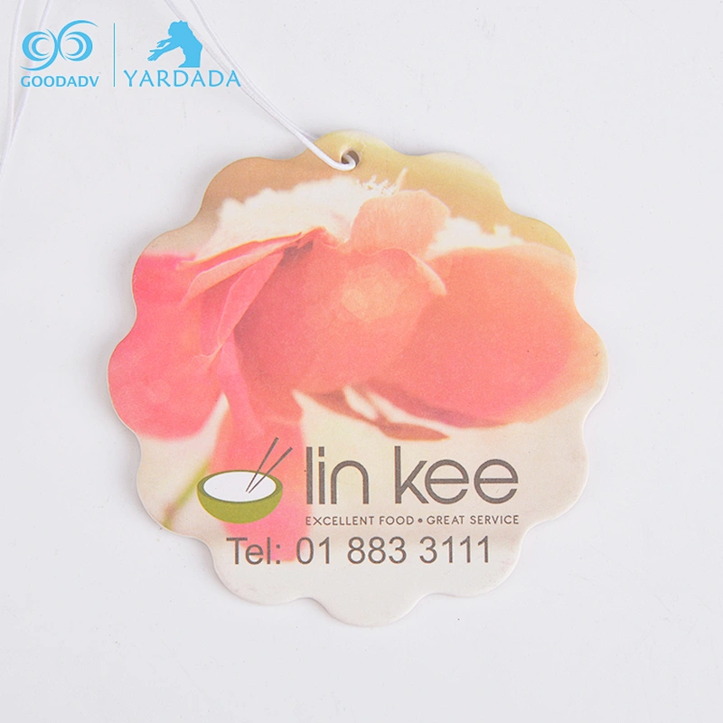 Vanilla fragrance bulk fresheners with own logo Paper Custom Car Scent Air Freshener