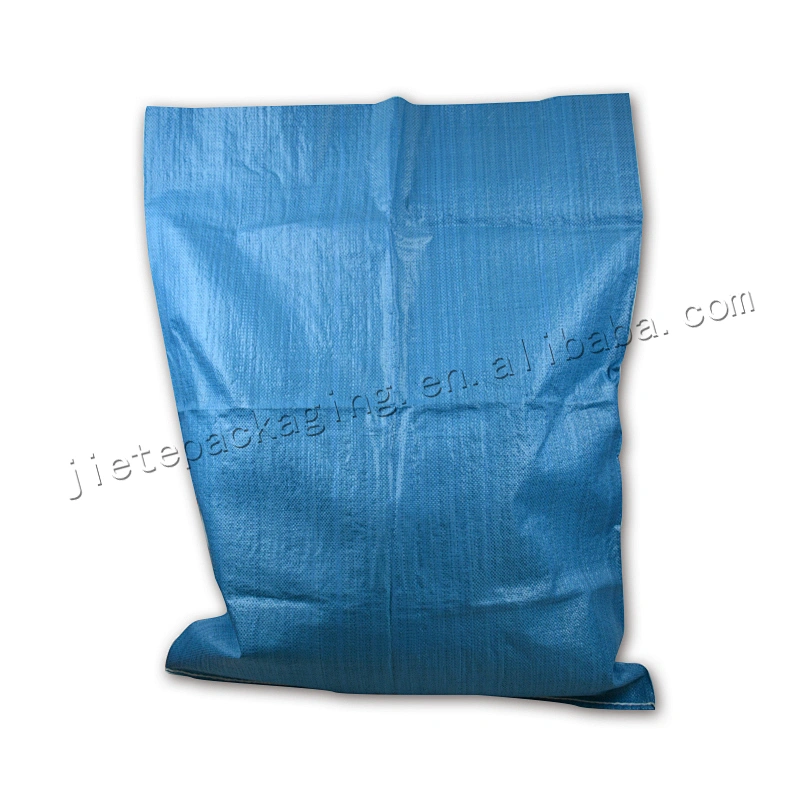 Agricultural and industrial use customized durable blue pp woven bag for packaging grain,rice,flour,corn,seed,feed