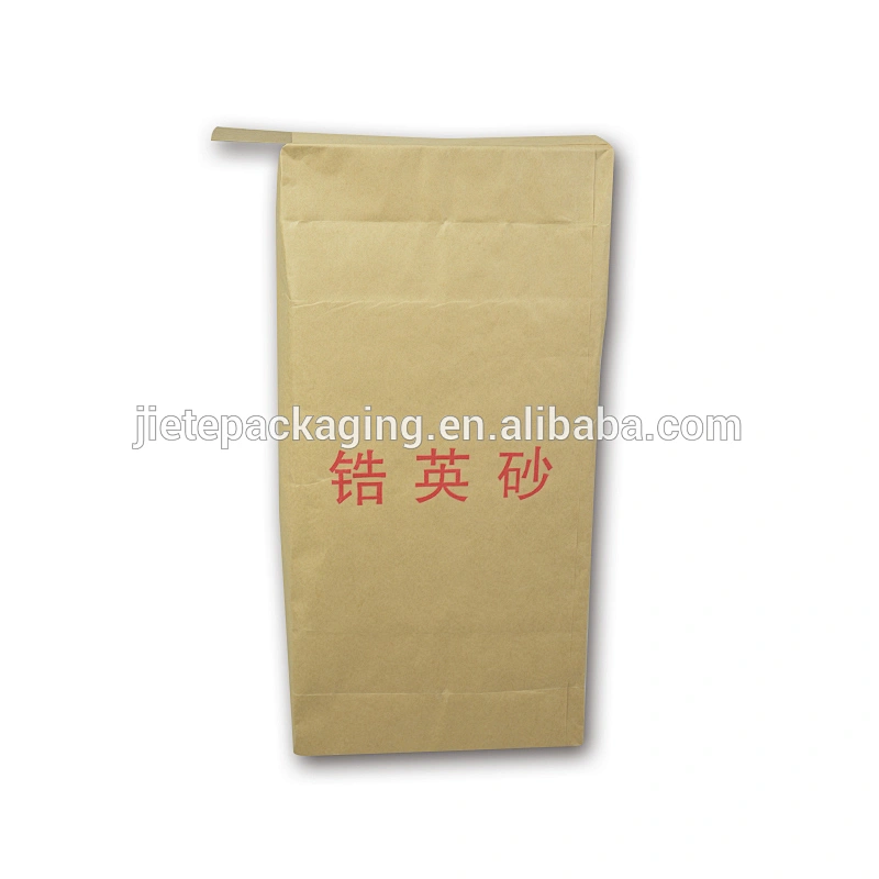 Kraft paper valve open 50kg 40kg wall putty, chemical powder bag