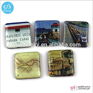 Promotional cheap custom personalized world city fridge magnets