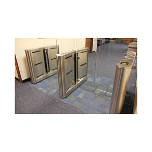 1.5 mm stainless steel housing waist height turnstile swing gate