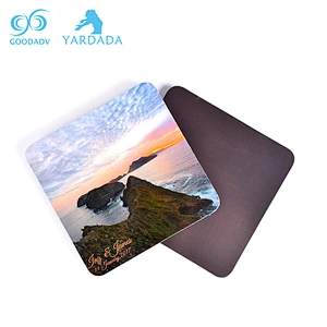 Wholesale custom city square souvenir coated paper fridge magnets