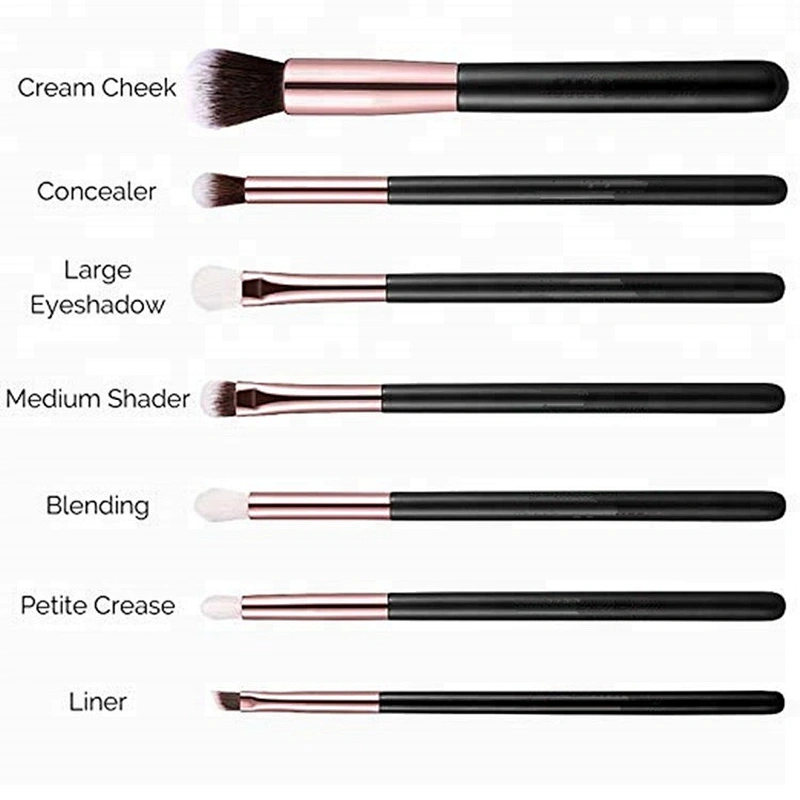 12pcs rose gold luxury makeup brush set custom makeup foundation private label brand makeup cosmetics brushes
