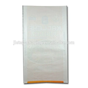 laminated polypropylene pp material and hot stamping surface handling woven rice bag 50kg