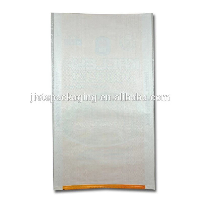 laminated polypropylene pp material and hot stamping surface handling woven rice bag 50kg