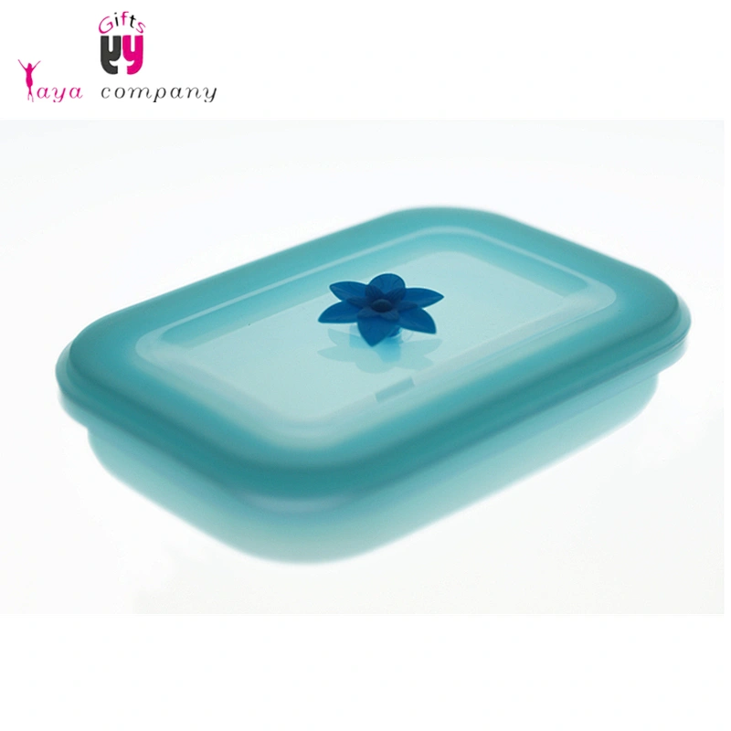 Keep Warm Food Grade Silicone Lunch Takeaway Food Container With Silicone Seal Lid