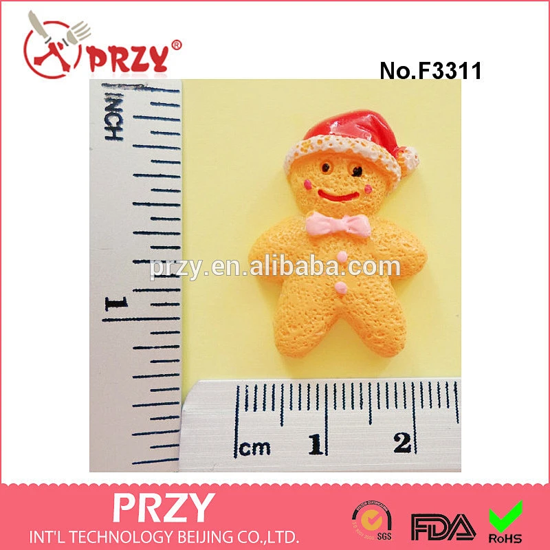 F3311 Christmas Gingerbread Man Cookie mold silicone rubber mold cake mold