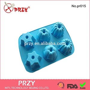 silicone mold forms decorated cake baking mold