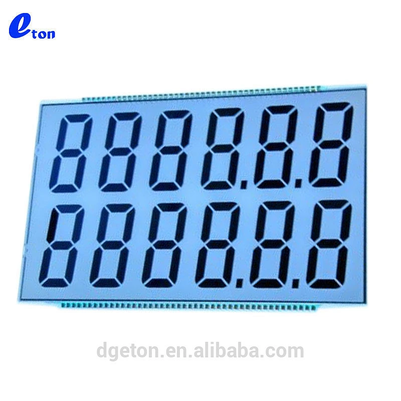 Monochrome positive segment custom TN lcd