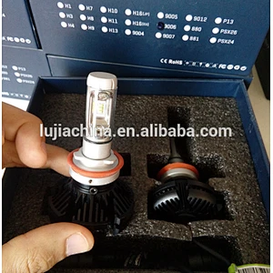 Lujia H11 X3 China wholesale car worklight led head light guangzhou h11 mini led for h4 h7 9005 9007 hb3 hb4 cars