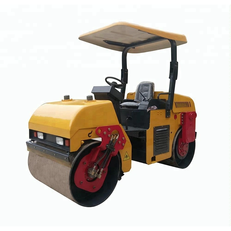 China 3 ton mini double drum road rollers