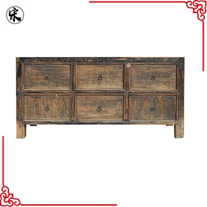 beijing chinese antique rustic wood storage furniture