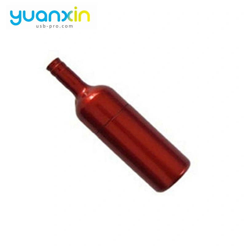 Novelty Products Red Wine Bottle Usb Flashdisk Usb Flash Stick With Personalized