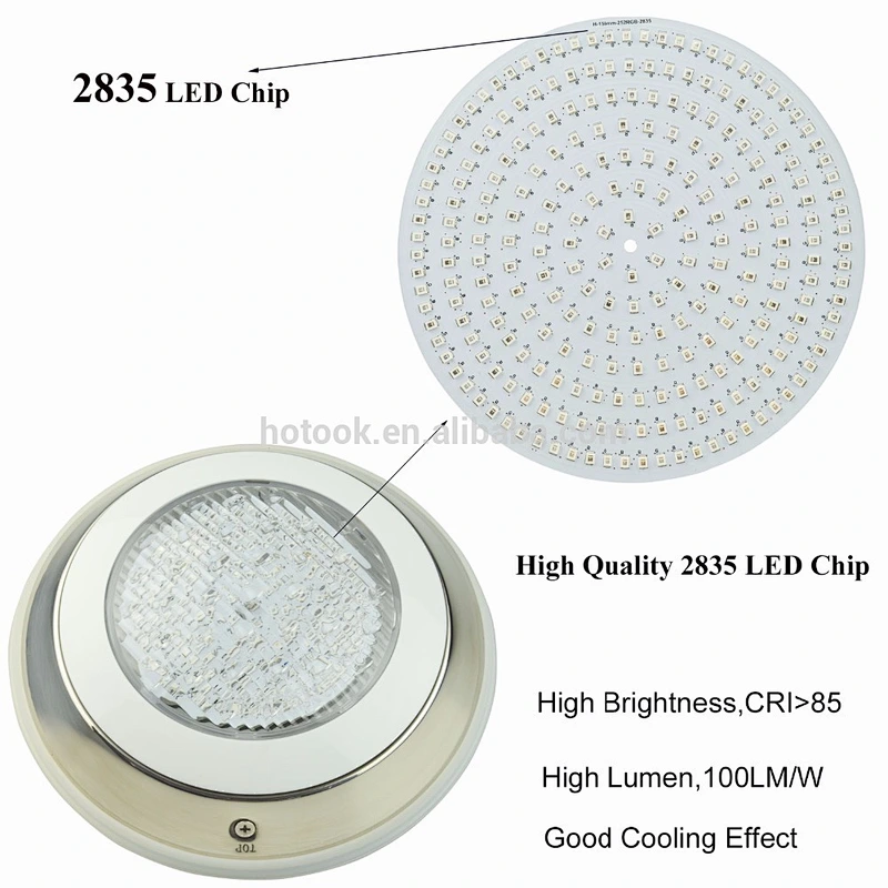 18W 252leds Salt Water LED RGB IP68 Swimming Pool Light 12V