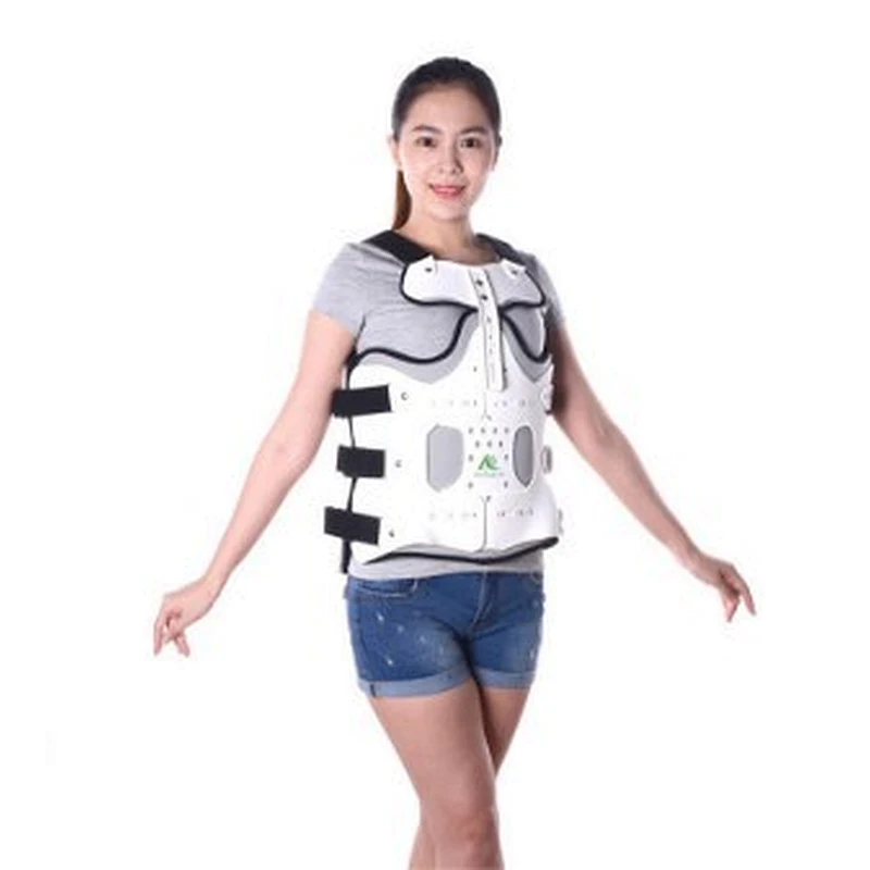 Thoracic orthosis waist brace/back lumbar support with airbag adjustable back brace