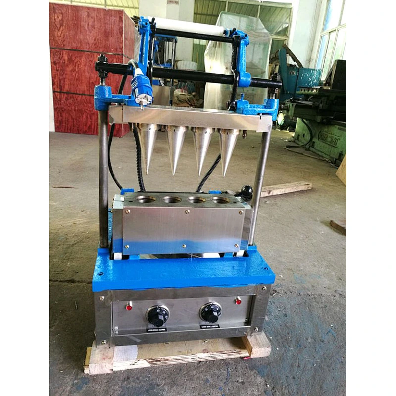 Automatic Stainless Steel Ice Cream Cone Maker and Ice Cream Cone Making Machine