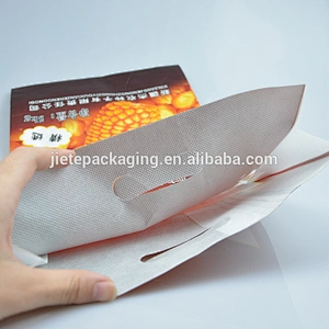 non woven fabric shopping bag for packing rice, seed, corn with color printing