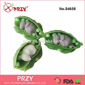 S4658 The mouse in the in peas silicone mold wholesale silicone mold for soap making food grade soap mold