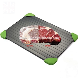 Quick Thaw Defrost Tray Aluminium Rapid Meat & Poultry Defrosting