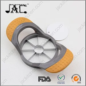 Newest Durable Stainless Steel Tpr Pp Silicone Rubber Metal Apple Corer Slicer