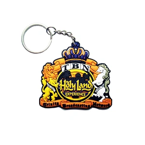 Factory OEM  soft pvc keychain metal keychain