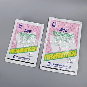 Custom order printed recloseable pe ziplock bag for packing tea, medicine