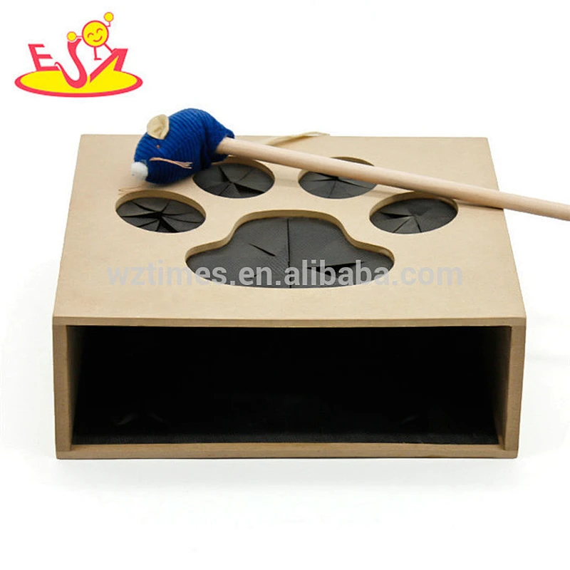 High quality pet products wooden interactive dog toys for IQ training W06F088