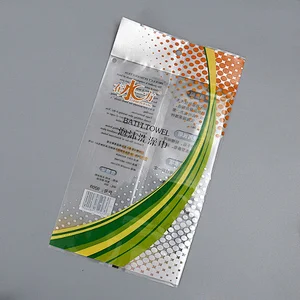 Transparent PE bag for food, bath towel packaging