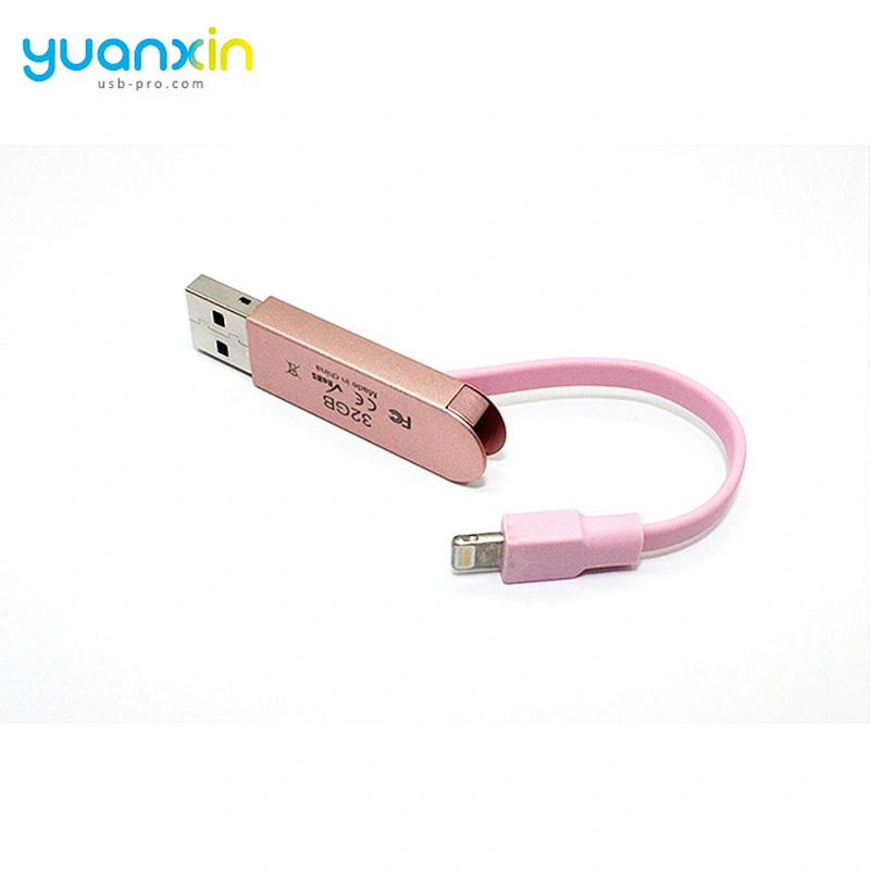 Promotional Gift Charging Cable OTG USB Flash Drive 4GB 8GB 16GB 32GB 64GB