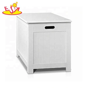 2019 New design folding toy organizer wooden toy storage boxes with lid W08C276