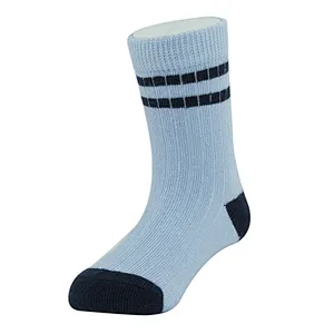 High Quality Baby Infant Organic Cotton Rib Socks