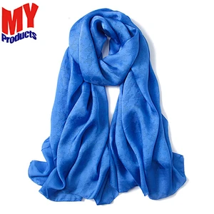 Satin hijab scarf wool square head scarf pashmina india bufandas for woman