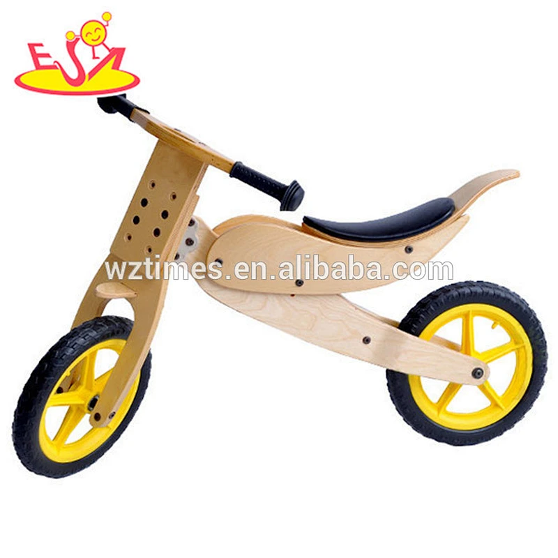 Wholesale attractive low price wooden walking bike for training kids' balance sense W16C066