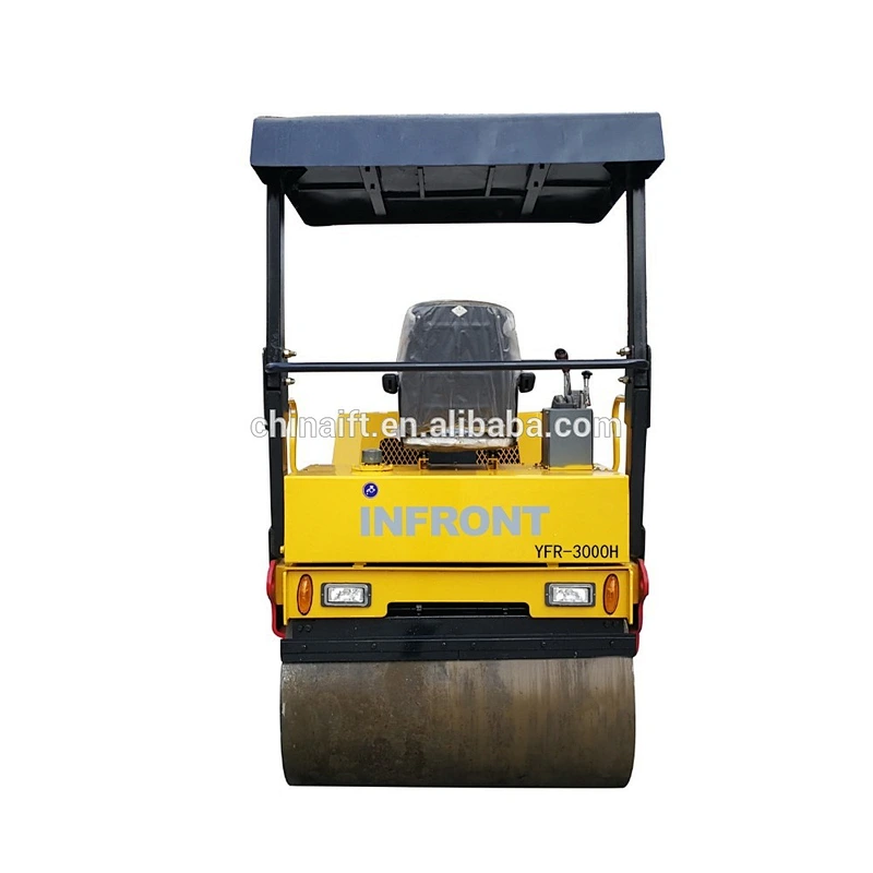 TUV approved 3000kg asphat double drum road roller