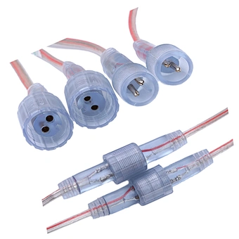 2pin 3pin 4 pin M16 led wire connector, 2 core male to female waterproof connector ip68 plastic cable connector