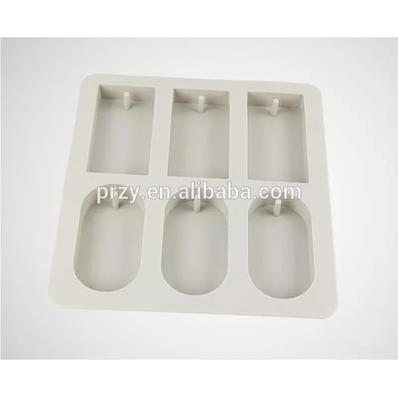 Custom make all kinds of handmade soap mold DIY soap mold 6 square square brick company commander silicone cake mould