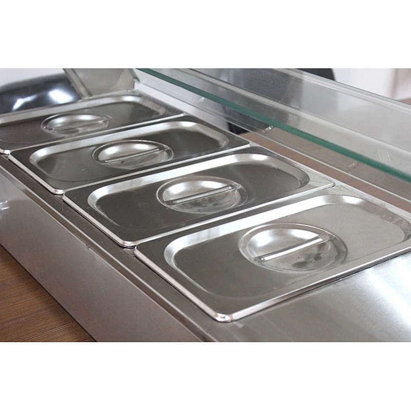 Commercial Electric Catering Buffet Equipment Bain Marie Food Warmer with Cover