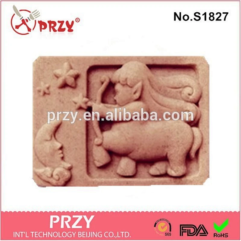 Wholesale Sagittarius shaped silicone soap molds , Sagittarius silicone molds for soap