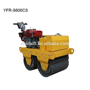 600kg 7HP Soil Two Vibration Drum Roller Compactor YFR-S600CS