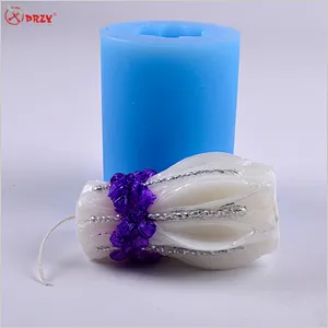 Creative 3d Silicone Candle Mold Vase Shape Handmade Crafts Resin Clay Soap Molds