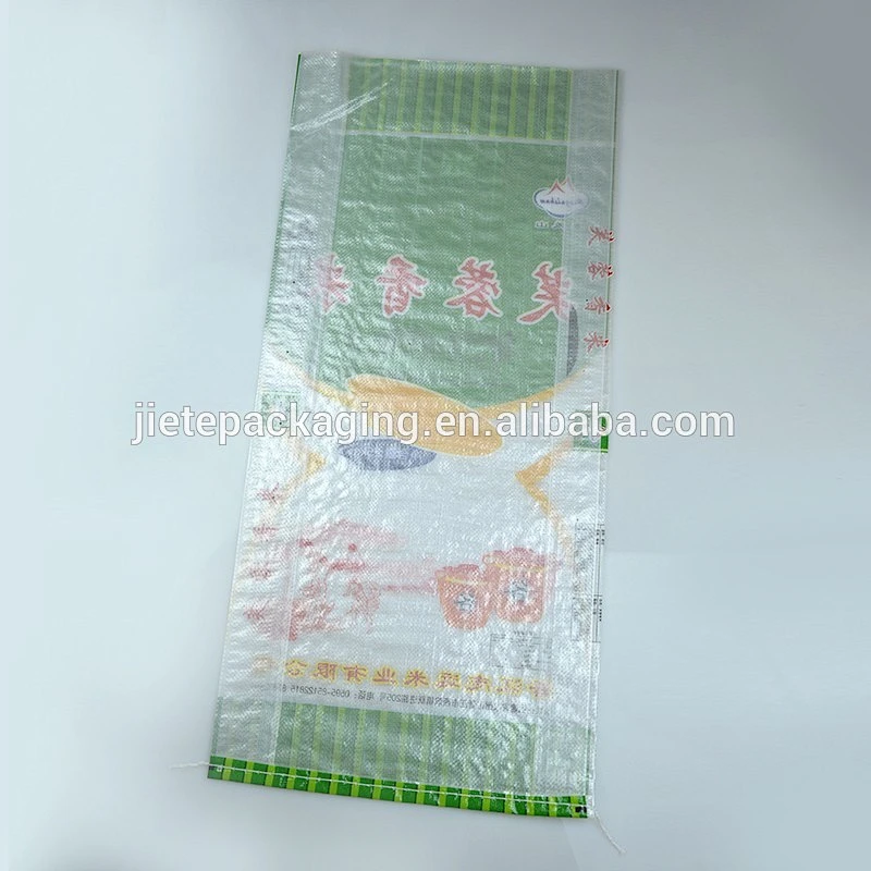 Accept custom order laminatd and gravure printing PP woven new bag for flour, sugar, rice 25kg